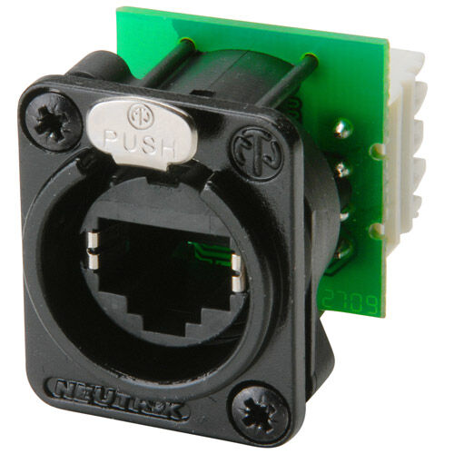 Neutrik NE8FDV-Y110-B etherCON D Series Panel Mount Connector IDC